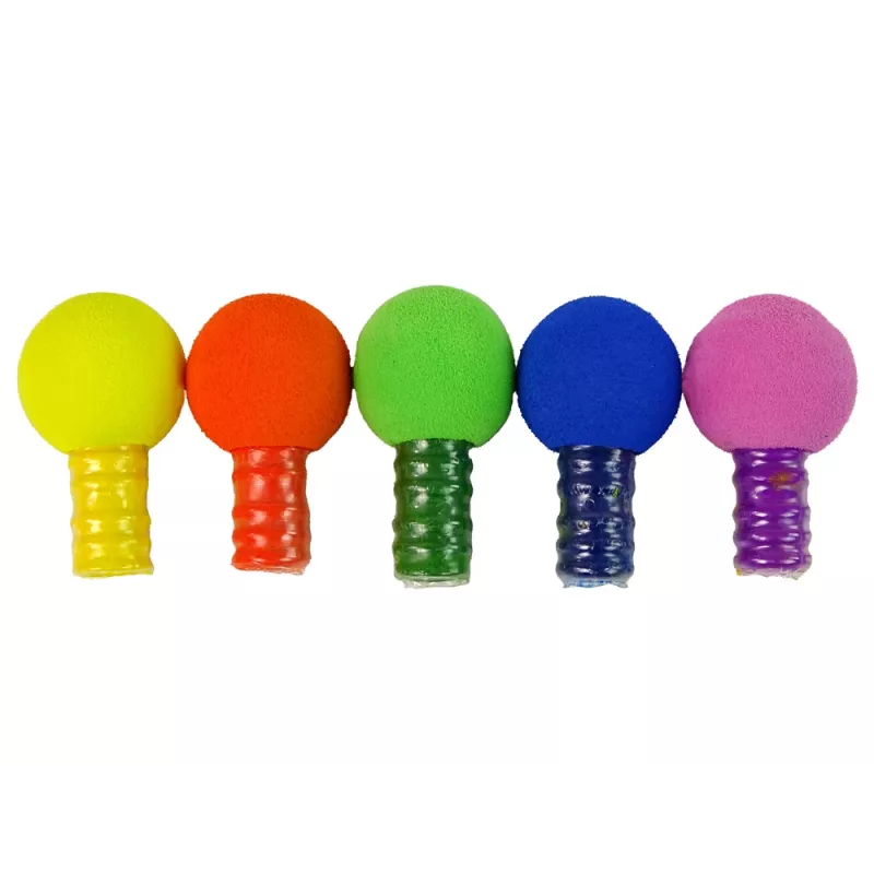 LEAN TOYS Haar-Malset für Kinder 5 Farben Radierer