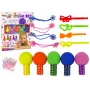 LEAN TOYS Haar-Malset für Kinder 5 Farben Radierer