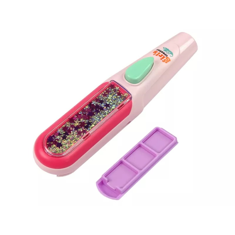 LEAN TOYS Haar-Färbeset mit Glätteisen und Strähnen, 6 Farben