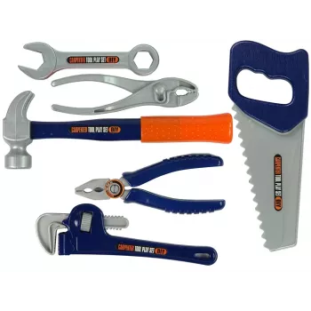 LEAN TOYS Handyman Set Werkzeuge Schraubendreher Hammer Säge