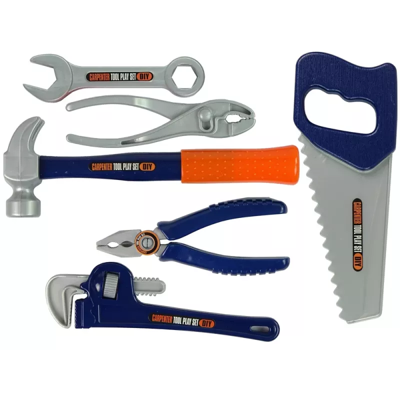 LEAN TOYS Handyman Set Werkzeuge Schraubendreher Hammer Säge