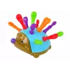 LEAN TOYS Igel-Puzzle Blau Bunte Stacheln