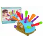 LEAN TOYS Igel-Puzzle Blau Bunte Stacheln