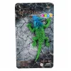 LEAN TOYS Horned Lizard Rubber Figure Stretchable Realistic 20 cm