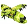 LEAN TOYS Riesiges Militärflugzeug 55cm mit Zubehör