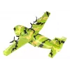 LEAN TOYS Riesiges Militärflugzeug 55cm mit Zubehör