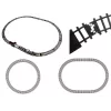 LEAN TOYS Huge Train mit Sound, Licht und Rauch 206,5 cm x 153,5 cm