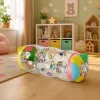 LEAN TOYS Aufblasbare Krabbelrolle für Kleinkinder Einhorn 48 x 20 cm