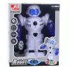 LEAN TOYS Intelligenter ferngesteuerter Roboter mit RC-Fernbedienung, Lichtern und Sounds