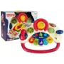 LEAN TOYS Interaktives Baby-Lenkrad mit Klavier und Tiergeräuschen Telefon