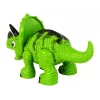 LEAN TOYS Interaktiver Dinosaurier Triceratops Dampf Wasser Sound Grün
