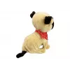 LEAN TOYS Interaktiver Hund an der Leine, bellt, wedelt mit dem Schwanz, Sensoren