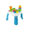 LEAN TOYS Interaktiver Lerntisch mit Kugelbahn und Rutsche Blau