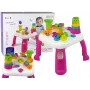 LEAN TOYS Interaktiver Lerntisch Ballsortierer Rutsche Pink
