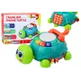 LEAN TOYS Interaktives Lern-Schildkröten-Telefon 6in1 Lichter Geräusche Grün