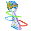 LEAN TOYS Interaktives Pinguin-Rolltreppen-Set für Kinder
