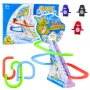 LEAN TOYS Interaktives Pinguin-Rolltreppen-Set für Kinder