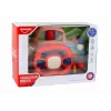 LEAN TOYS Interaktives Rosa Lenkrad Fahrsimulator Multifunktional