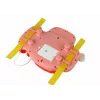 LEAN TOYS Interaktives Rosa Lenkrad Fahrsimulator Multifunktional