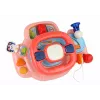 LEAN TOYS Interaktives Rosa Lenkrad Fahrsimulator Multifunktional