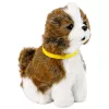 LEAN TOYS Interaktiver Plüschhund mit weichem Fell, Rasse Shih Tzu