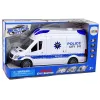 LEAN TOYS Interaktives Polizei-Radioauto mit Licht- und Soundeffekten, öffnende Türen