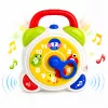 LEAN TOYS Interaktive sensorische Wecker für Kleinkinder mit Licht und Sound - Fuchs-Design, USB-C wiederaufladbar
