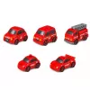 LEAN TOYS Interaktives Parkhaus mit Waschanlage und Werkstatt – Feuerwehr Spielset mit 8 Autos