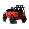 LEAN TOYS Jeep Rubicon DK-JWR558 24V Orange Batteriebetriebenes Kinderfahrzeug mit elternferngesteuerter Fernbedienung