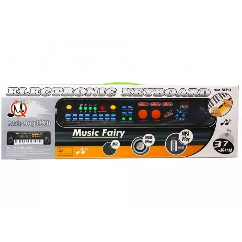 LEAN TOYS Keyboard mit Mikrofon Multifunktionales Lernspielzeug