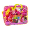 LEAN TOYS Küchenset 31-teilig mit Tasche Geschirr Teller Kinder
