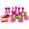 LEAN TOYS Küchenset 31-teilig mit Tasche Geschirr Teller Kinder