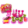 LEAN TOYS Küchenset 31-teilig mit Tasche Geschirr Teller Kinder