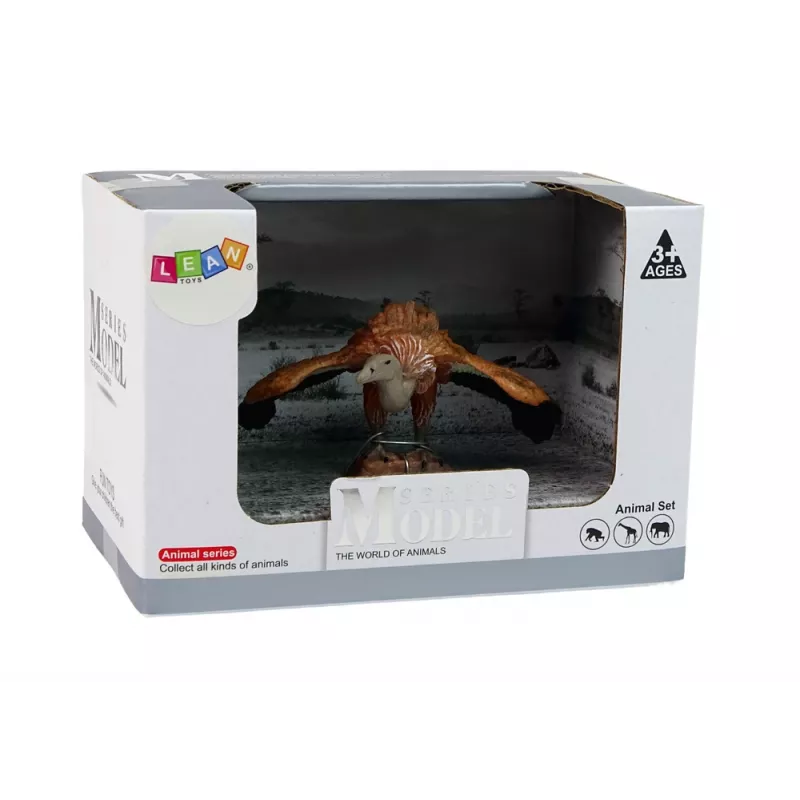 LEAN TOYS Große Sammlerfigur Geier Animals of the World