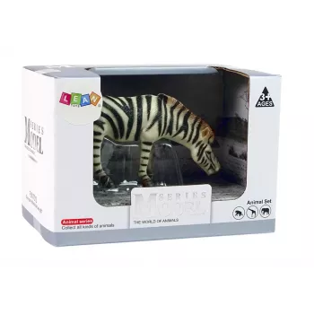 LEAN TOYS Große Sammlerfigur Zebra Animals of the World