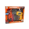 LEAN TOYS Großer DIY-Werkzeugkasten + Akku-Bohrmaschine Handwerker-Set