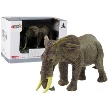 LEAN TOYS Große Elefanten-Sammelfigur Tiere der Welt
