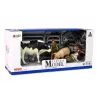 LEAN TOYS Großer Bauernhoftierfiguren-Set + Bauer und Gehöft 10 Teile