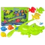 LEAN TOYS Großes Angelspiel mit Angelrute Let's Go Fishing! 11 Elemente