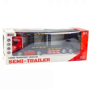 LEAN TOYS Large Lora Abschleppwagen ferngesteuert RC 2.4G 6CH Rot