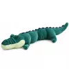 LEAN TOYS Großer Plüschkrokodil Maskottchen Kuscheltier Realistisch Grün 150 cm