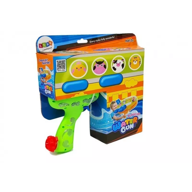 LEAN TOYS Große Pump-Dinosaurier-Wasserpistole