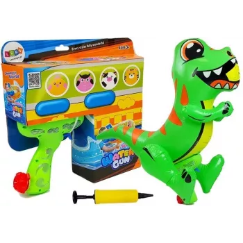 LEAN TOYS Große Pump-Dinosaurier-Wasserpistole