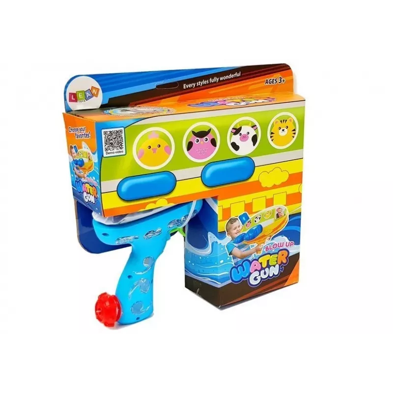 LEAN TOYS Große Pump-Wasserpistole Einhorn