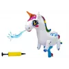 LEAN TOYS Große Pump-Wasserpistole Einhorn