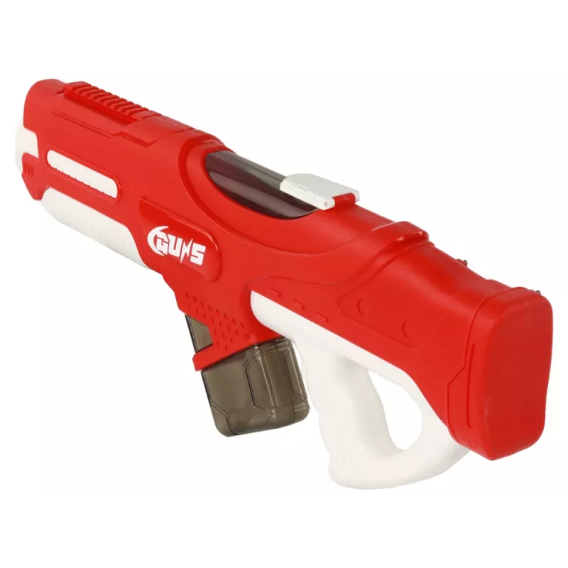 LEAN TOYS Große rote Wasserpistole 750ml mit Brille