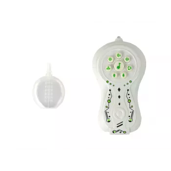 LEAN TOYS Große ferngesteuerte RC Spinne, batteriebetrieben, Weiß und Grau