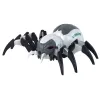 LEAN TOYS Große ferngesteuerte RC Spinne, batteriebetrieben, Weiß und Grau