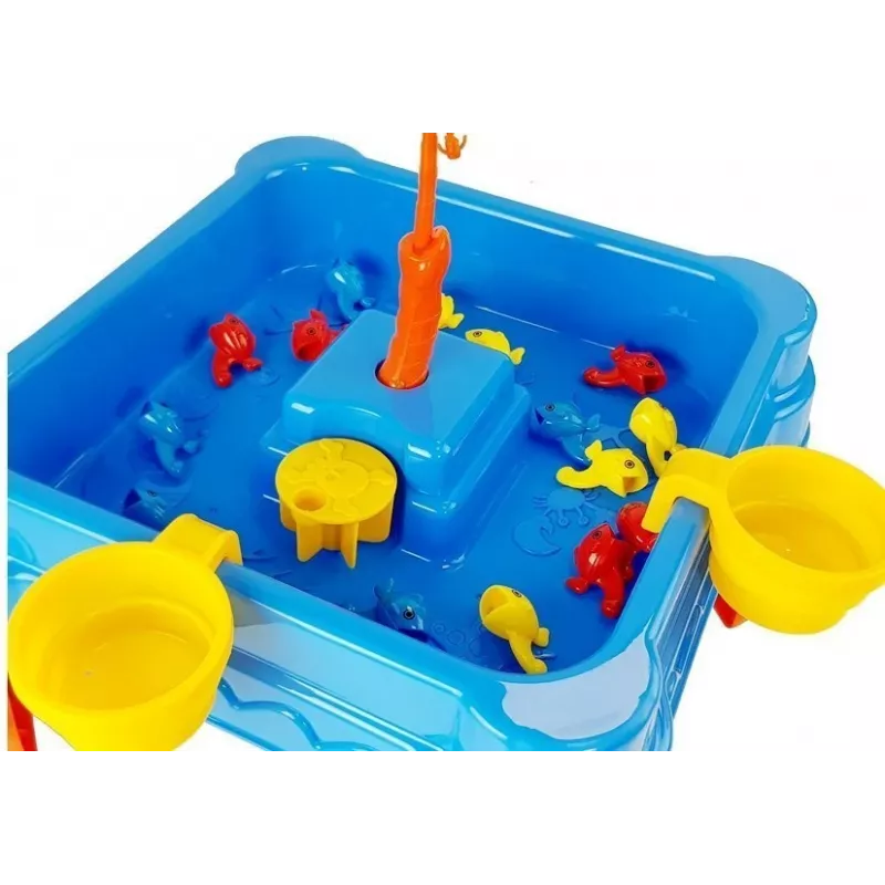 LEAN TOYS Großes Angel-Set mit Angelruten