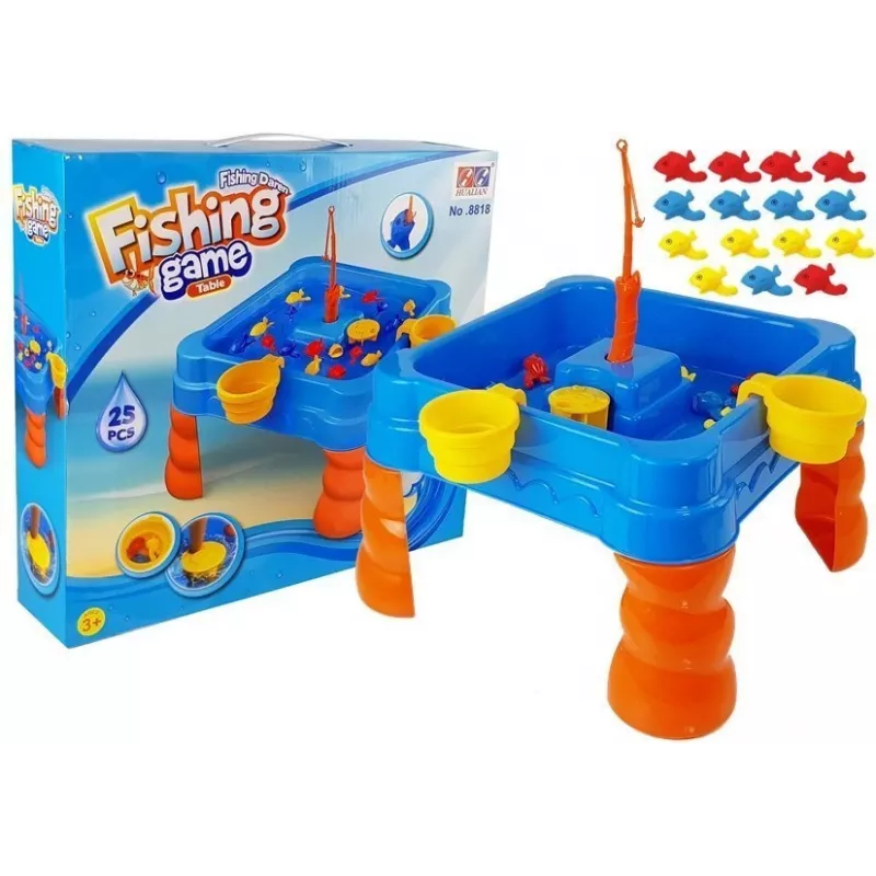 LEAN TOYS Großes Angel-Set mit Angelruten